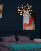 Lampadario LED Firefly in Oro Rosa