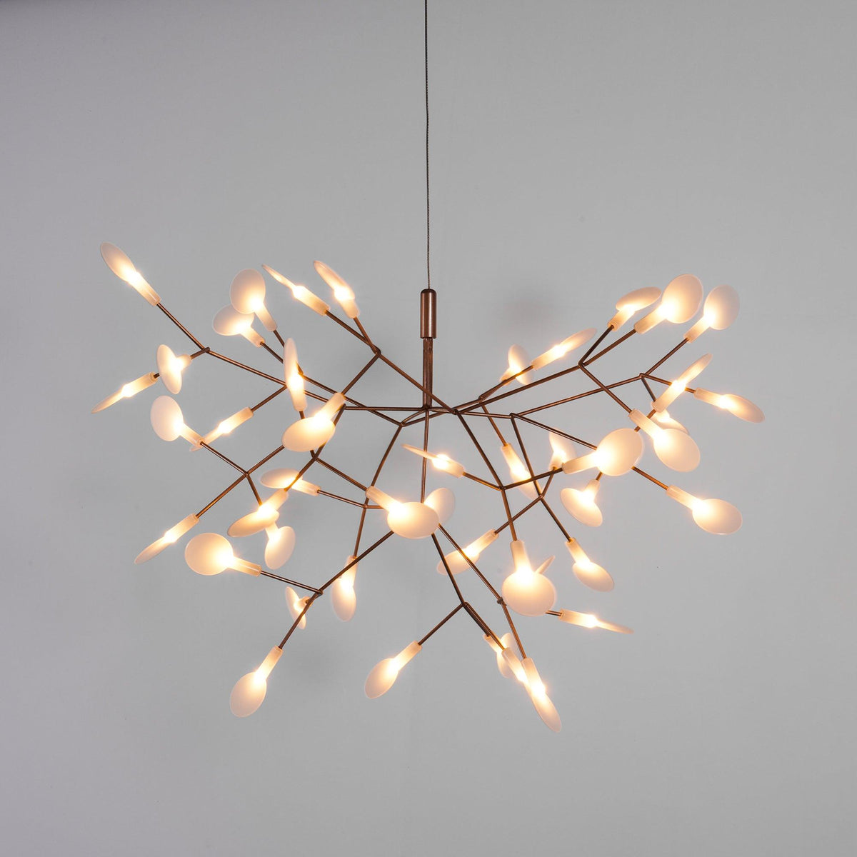 Lampadario LED Firefly in Oro Rosa