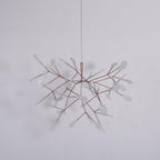 Lampadario LED Firefly in Oro Rosa