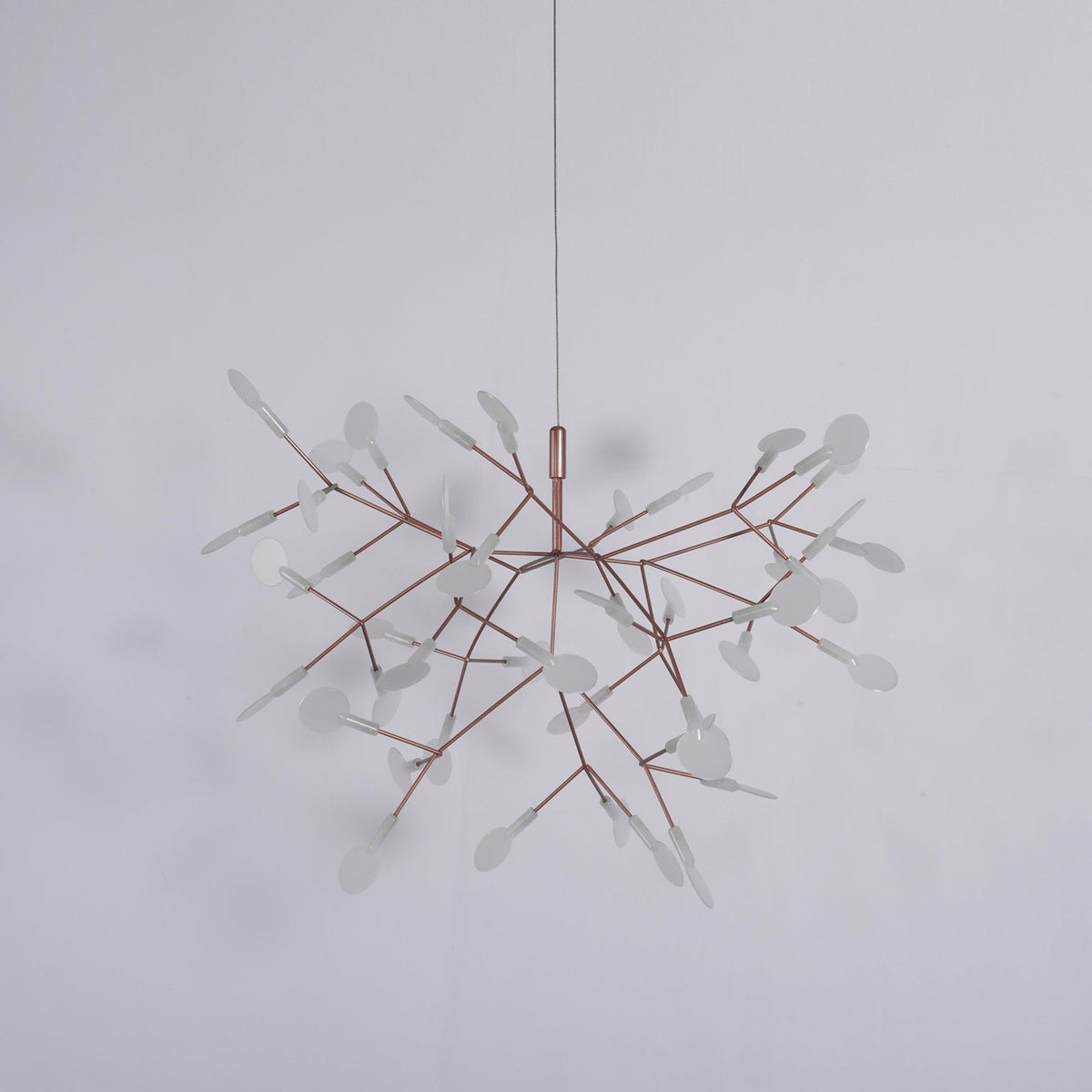 Lampadario LED Firefly in Oro Rosa