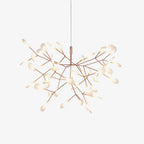 Lampadario LED Firefly in Oro Rosa