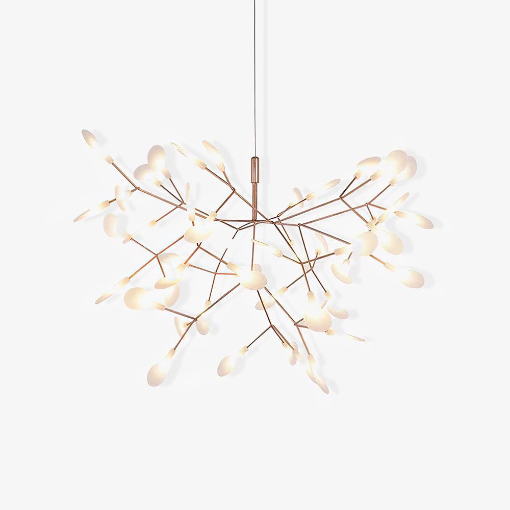 Lampadario LED Firefly in Oro Rosa