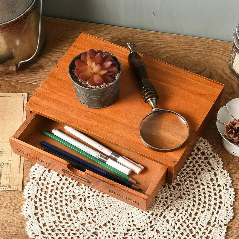Cassetto di Stoccaggio in Legno Vintage Heritage