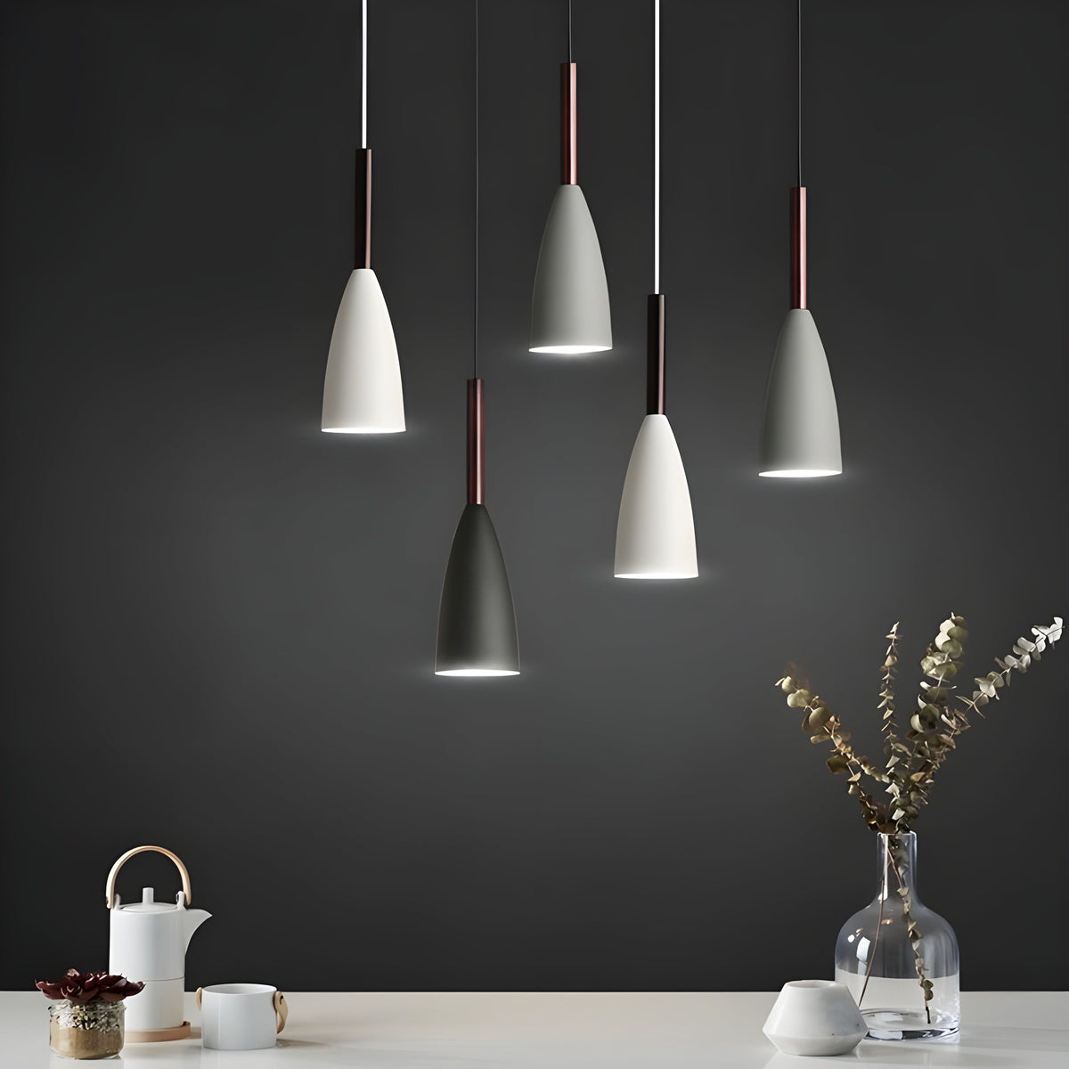 RetroSphere Light - Lampada a sospensione nordica regolabile
