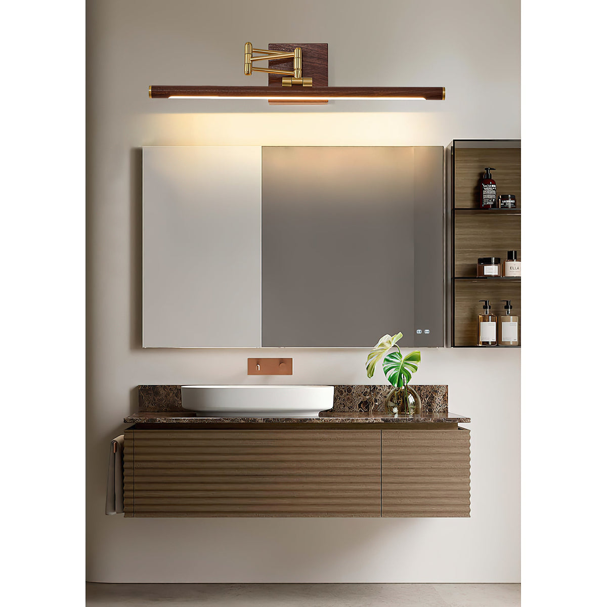Lampada da Parete in Ottone Stave