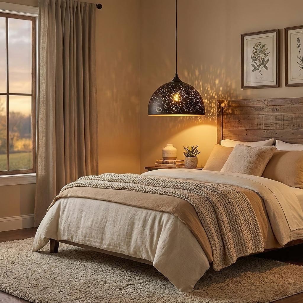 Lampada a sospensione industriale vuota