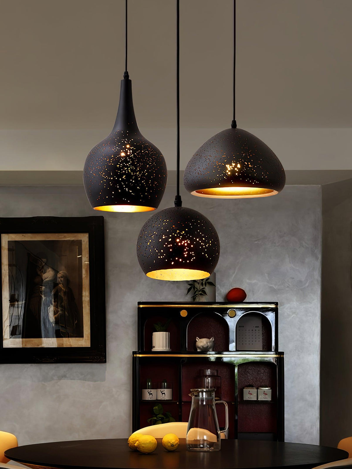 Lampada a sospensione industriale vuota