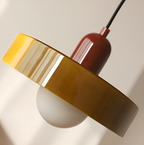 Lampada a sospensione in vetro - Regolabile e Colorata - Design Chic