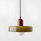 Lampada a sospensione in vetro - Regolabile e Colorata - Design Chic