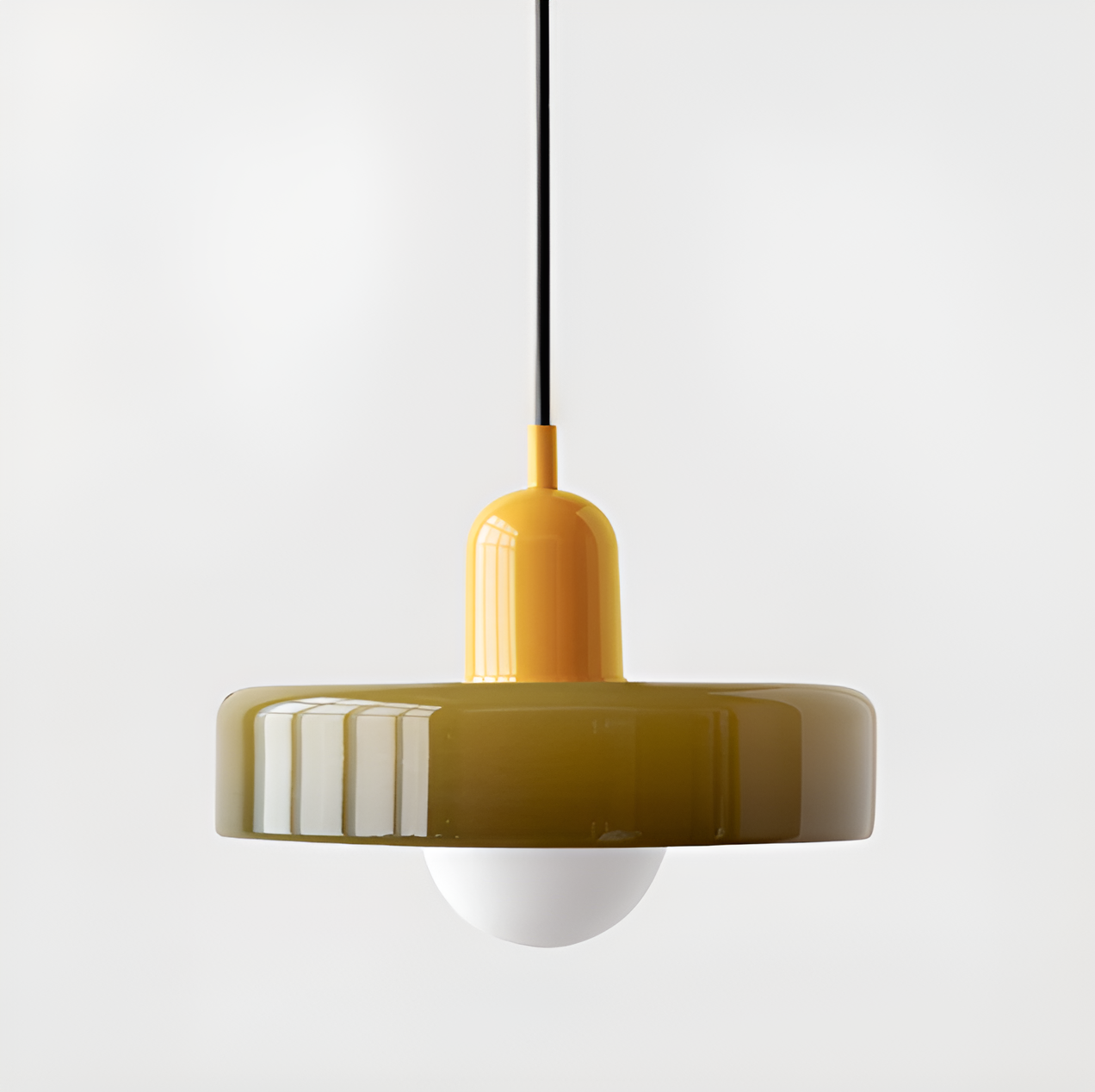 Lampada a sospensione in vetro - Regolabile e Colorata - Design Chic