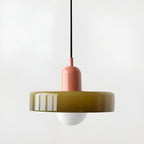 Lampada a sospensione in vetro - Regolabile e Colorata - Design Chic