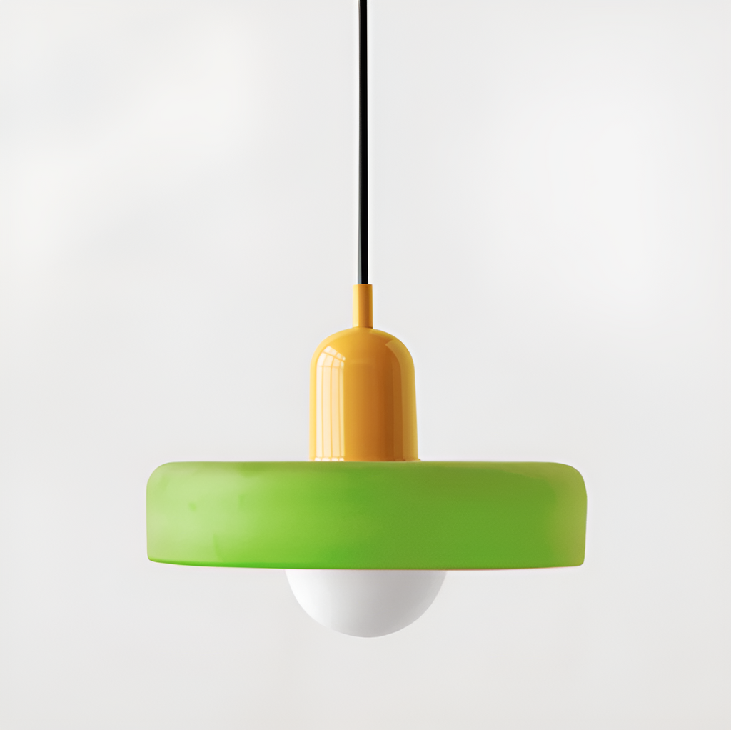Lampada a sospensione in vetro - Regolabile e Colorata - Design Chic