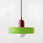Lampada a sospensione in vetro - Regolabile e Colorata - Design Chic