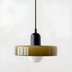 Lampada a sospensione in vetro - Regolabile e Colorata - Design Chic