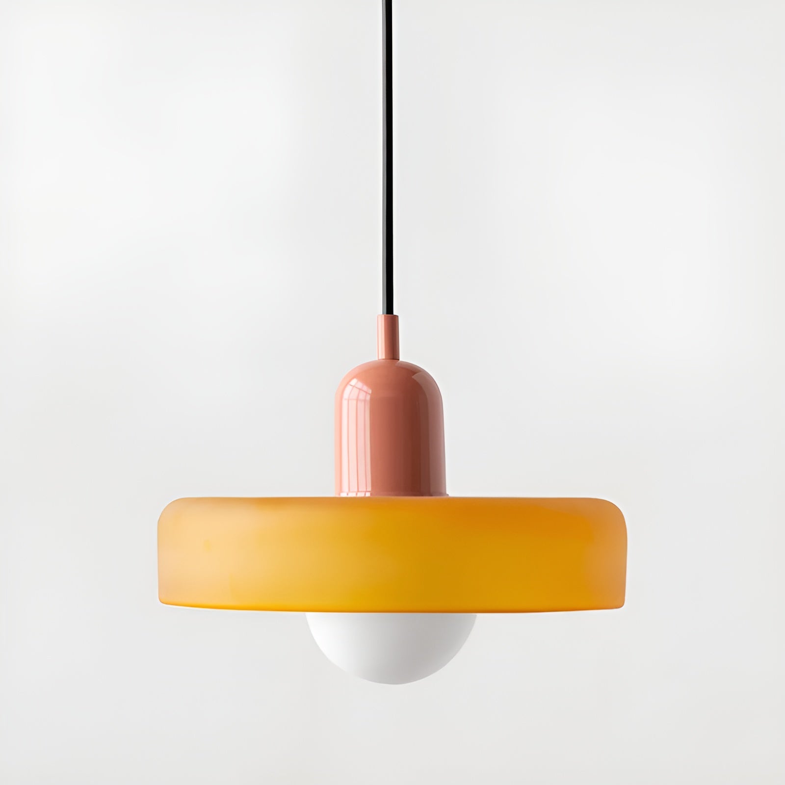 Lampada a sospensione in vetro - Regolabile e Colorata - Design Chic
