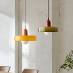 Lampada a sospensione in vetro - Regolabile e Colorata - Design Chic