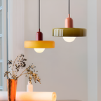 Lampada a sospensione in vetro - Regolabile e Colorata - Design Chic