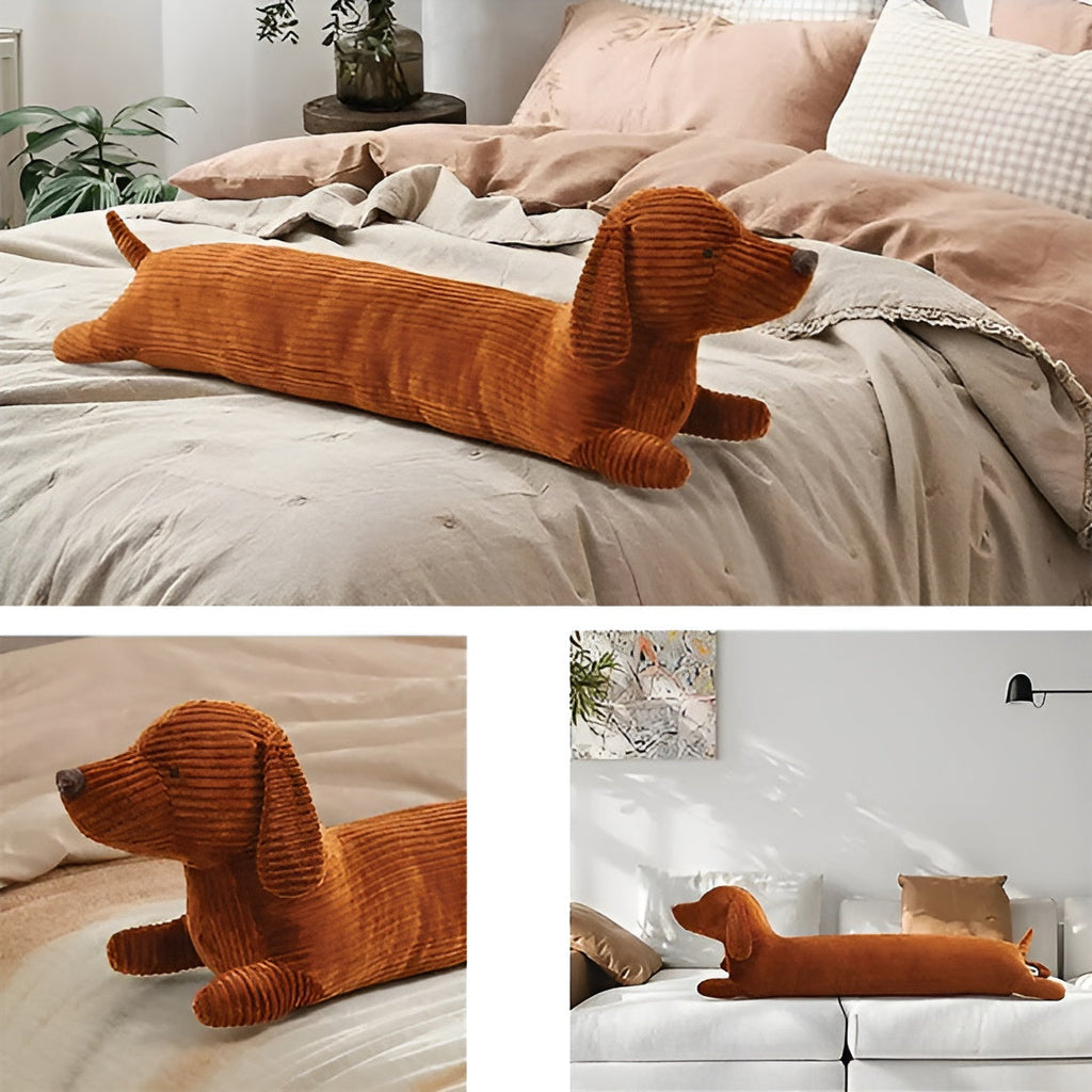 CuddlePup - Morbido cuscino a forma di bassotto per coccole e relax