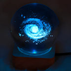 LED-Galassia-Palla di Cristallo – Magica Illuminazione con Effetto Via Lattea | Luce Notturna Decorativa