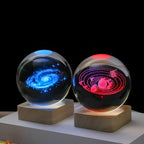 LED-Galassia-Palla di Cristallo – Magica Illuminazione con Effetto Via Lattea | Luce Notturna Decorativa