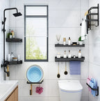 TowelNest – Supporto a parete salvaspazio con barre a più livelli e facile installazione