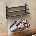 TowelNest – Supporto a parete salvaspazio con barre a più livelli e facile installazione