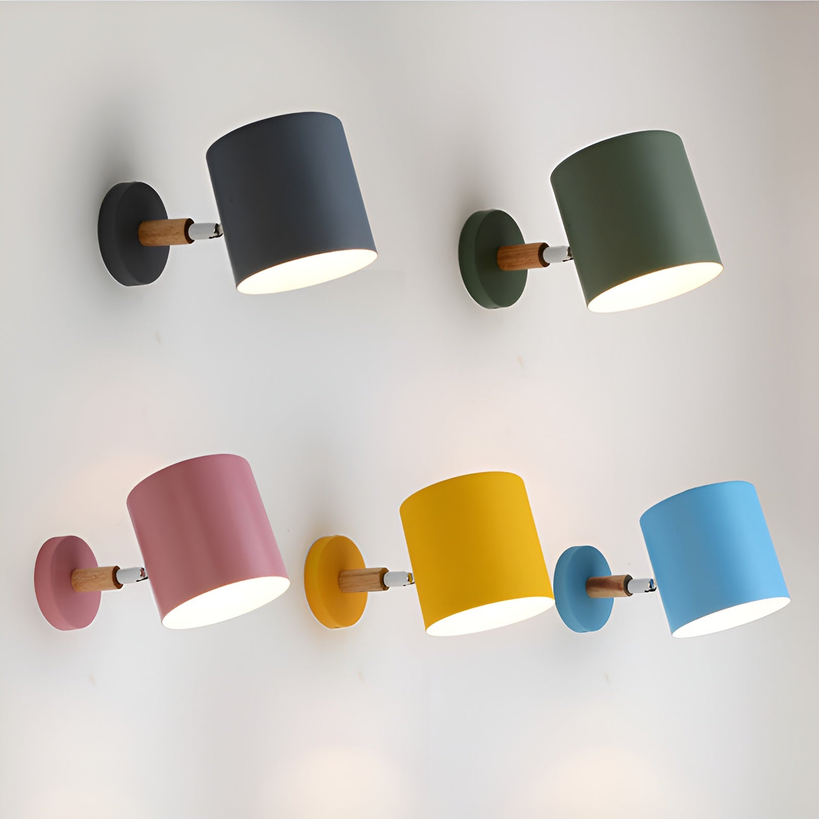 Norelle | Lampada da Parete Scandinava Regolabile in Toni Pastello Sofisticati