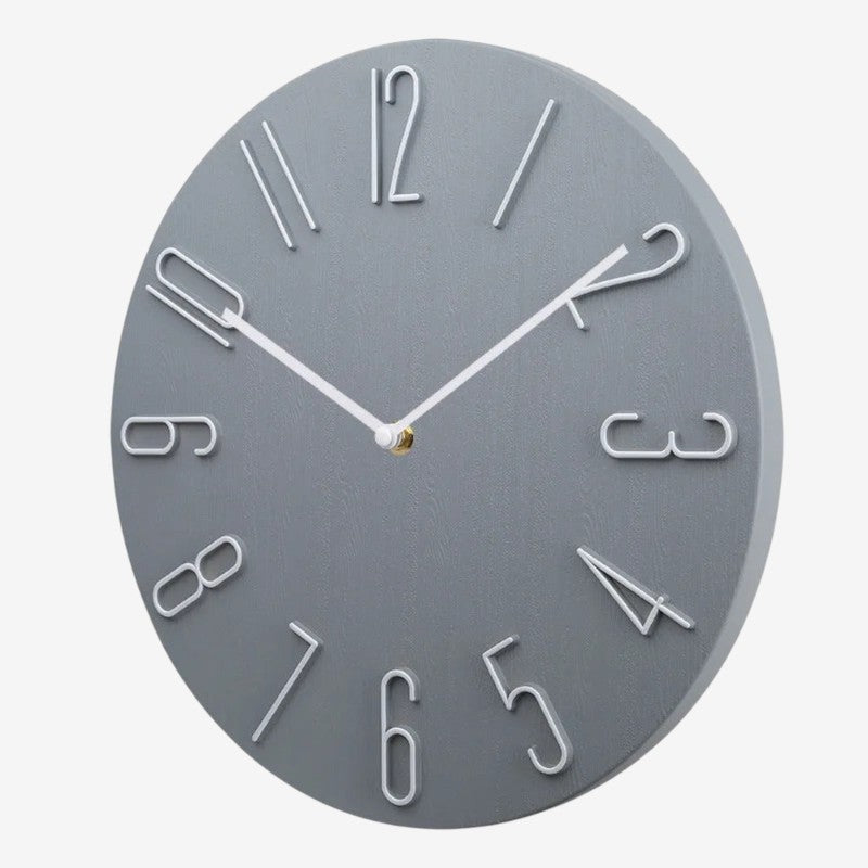 TimeMate – Orologio da Parete Rotondo con Display Digitale e Alimentazione a Batteria