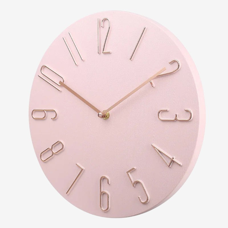 TimeMate – Orologio da Parete Rotondo con Display Digitale e Alimentazione a Batteria