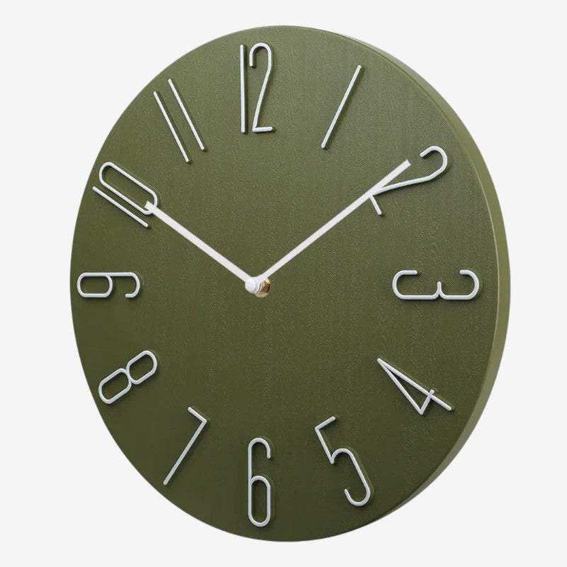 TimeMate – Orologio da Parete Rotondo con Display Digitale e Alimentazione a Batteria