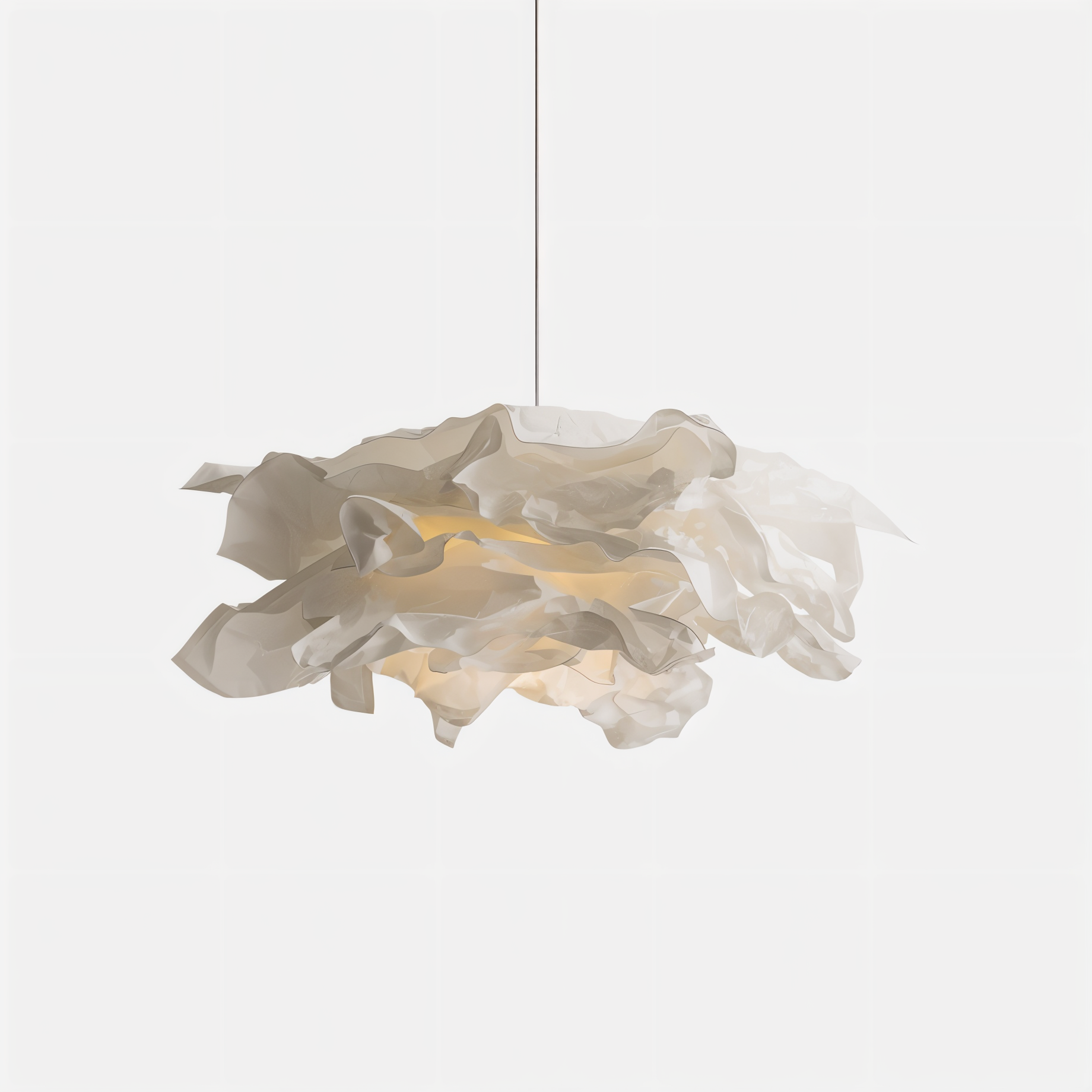 ShadeGlow - Lampada a sospensione personalizzabile con paralume in carta