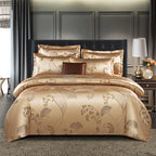 OpalDream – Set di biancheria da letto lussuoso con design jacquard e morbidezza setosa