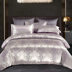 OpalDream – Set di biancheria da letto lussuoso con design jacquard e morbidezza setosa
