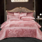 OpalDream – Set di biancheria da letto lussuoso con design jacquard e morbidezza setosa