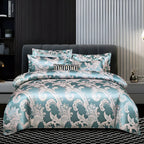 OpalDream – Set di biancheria da letto lussuoso con design jacquard e morbidezza setosa