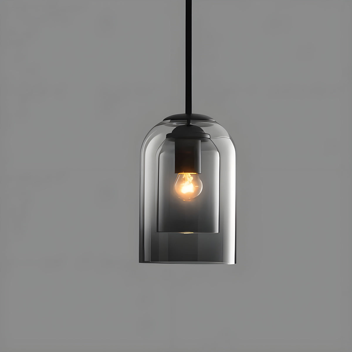 SkyGleam Light - Moderna Lampada a Sospensione in Vetro Doppio
