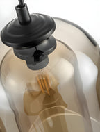 SkyGleam Light - Moderna Lampada a Sospensione in Vetro Doppio