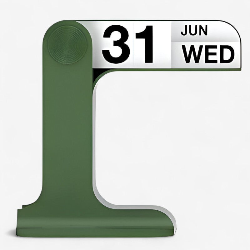 DateNest – Calendario da Scrivania Regolabile con Base Compatta per Casa e Ufficio
