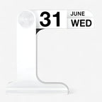 DateNest – Calendario da Scrivania Regolabile con Base Compatta per Casa e Ufficio