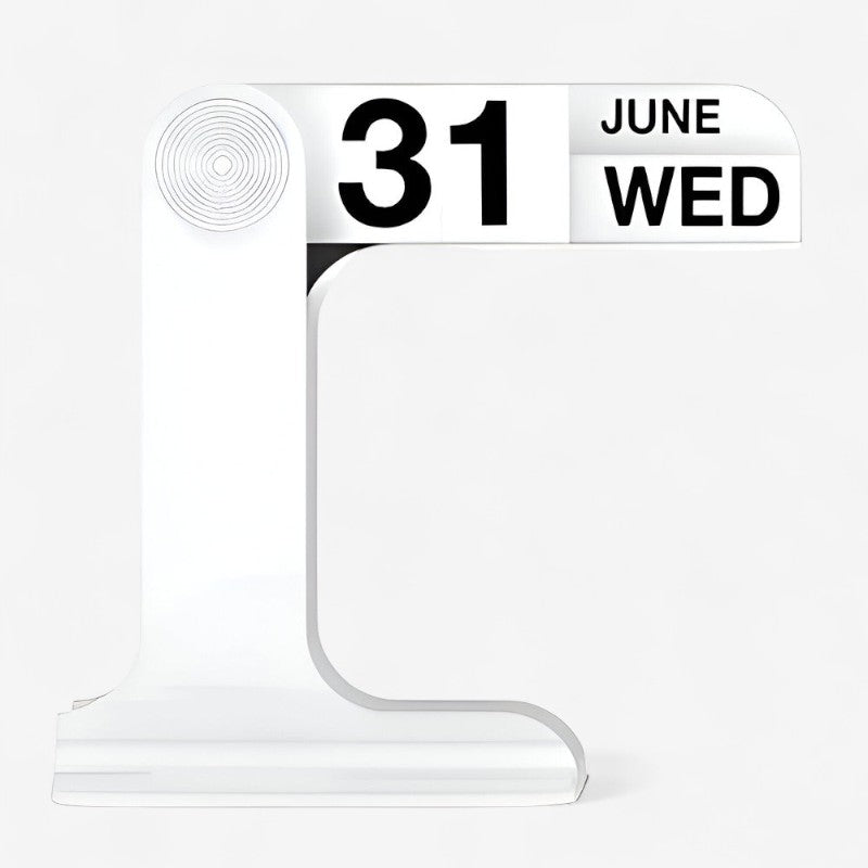 DateNest – Calendario da Scrivania Regolabile con Base Compatta per Casa e Ufficio