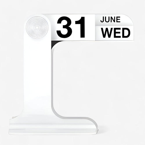 DateNest – Calendario da Scrivania Regolabile con Base Compatta per Casa e Ufficio