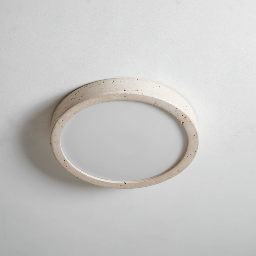 Luce da soffitto Horizon in Travertino