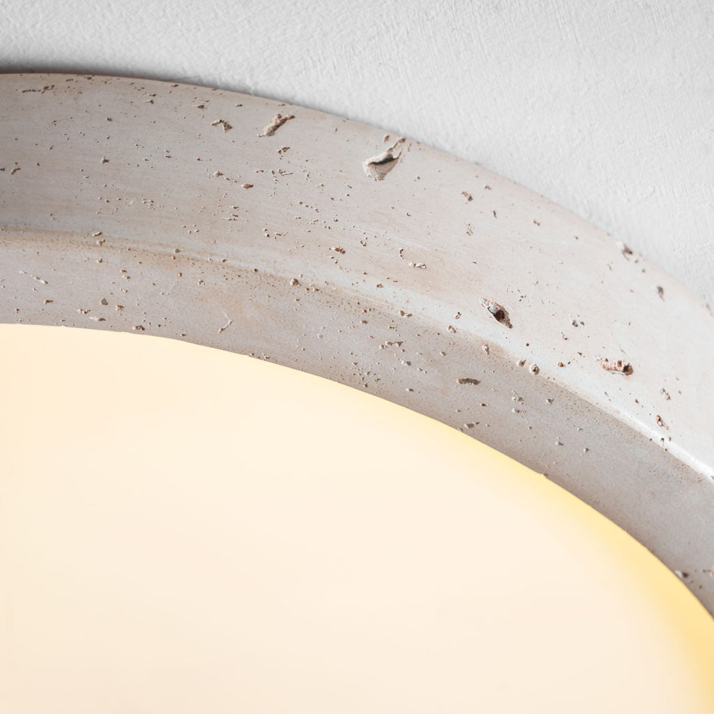 Luce da soffitto Horizon in Travertino
