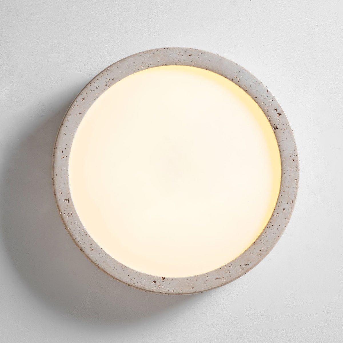 Luce da soffitto Horizon in Travertino