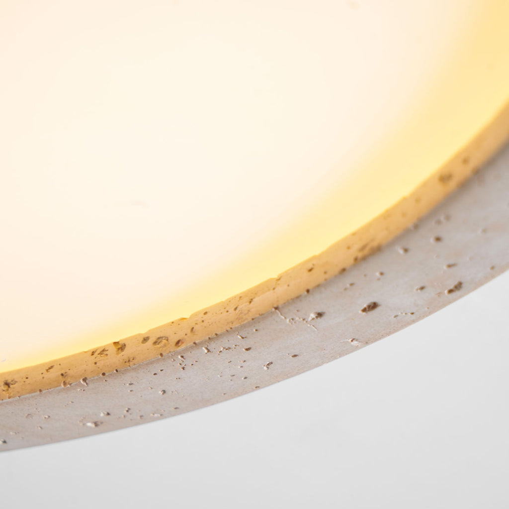 Luce da soffitto Horizon in Travertino
