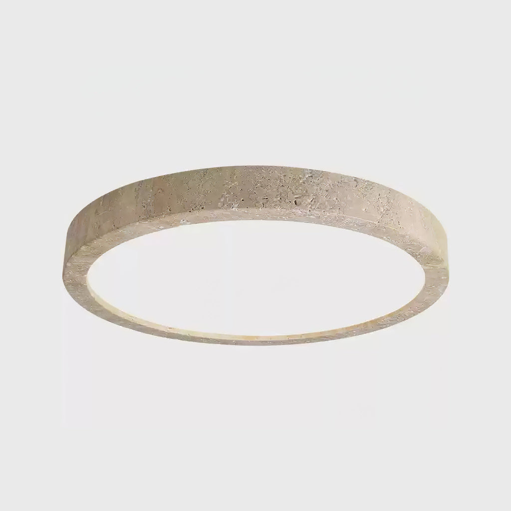 Luce da soffitto Horizon in Travertino
