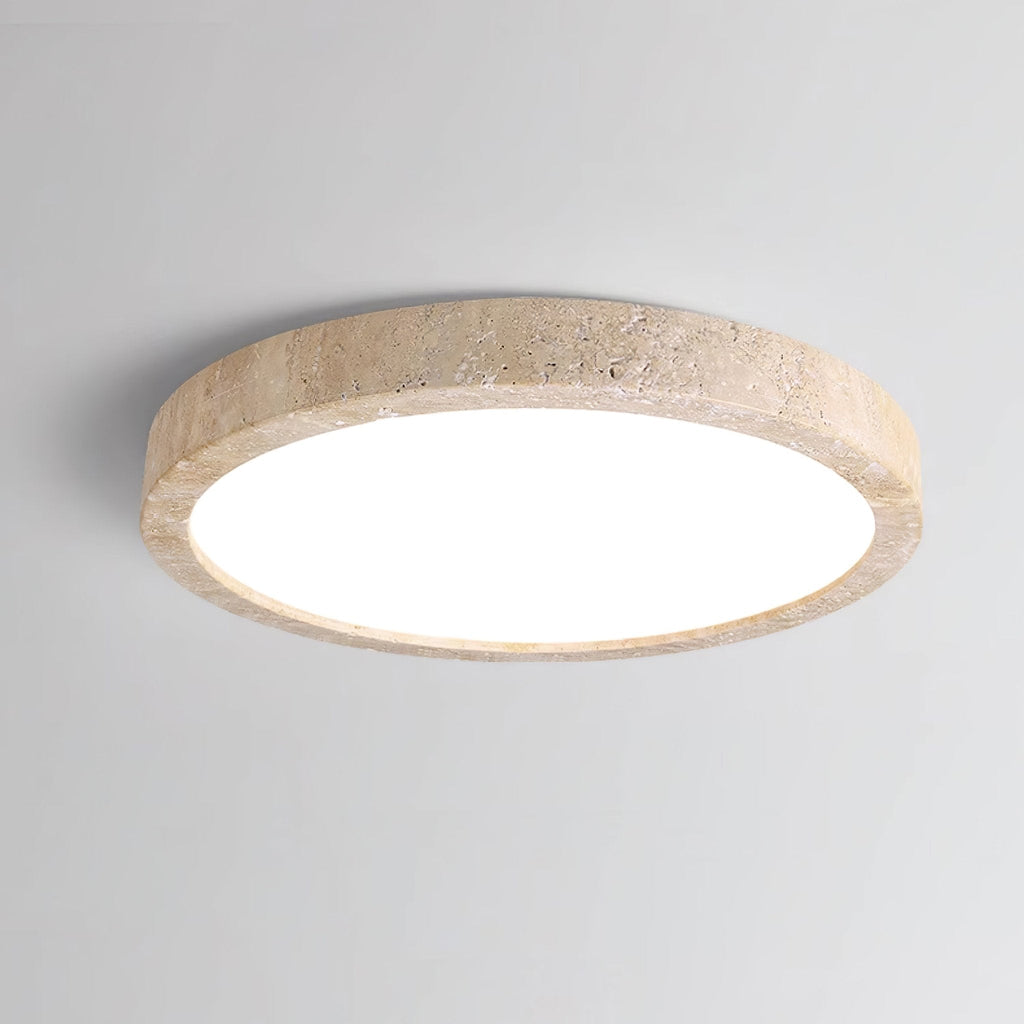 Luce da soffitto Horizon in Travertino