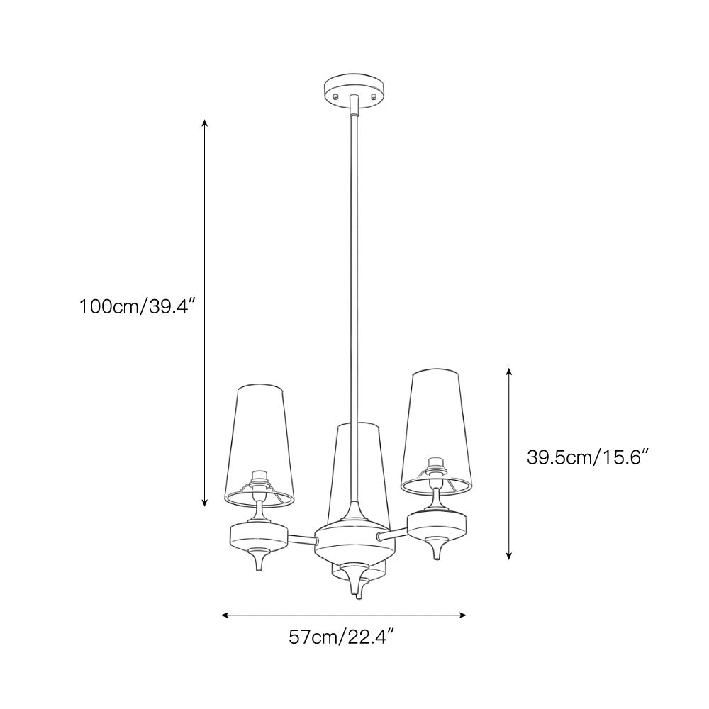 Lampadario Rho