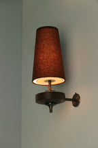 Lampada da Parete Vintage Antica in Ottone Nydorisra