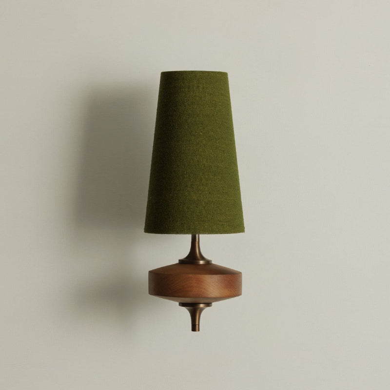 Lampada da Parete Vintage Antica in Ottone Nydorisra